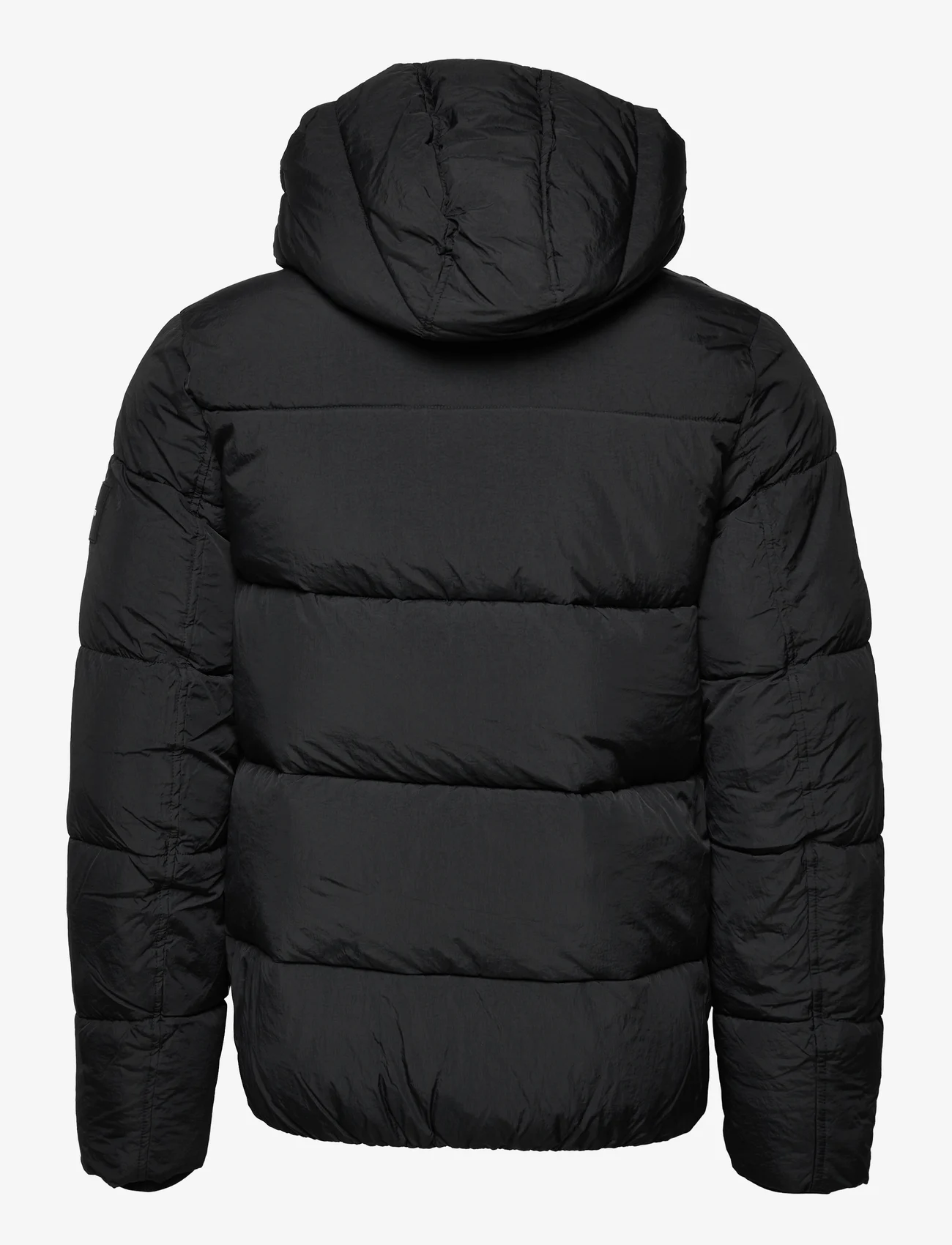 Calvin Klein - CRINKLE NYLON QUILT JACKET - padded jackets - ck black - 1