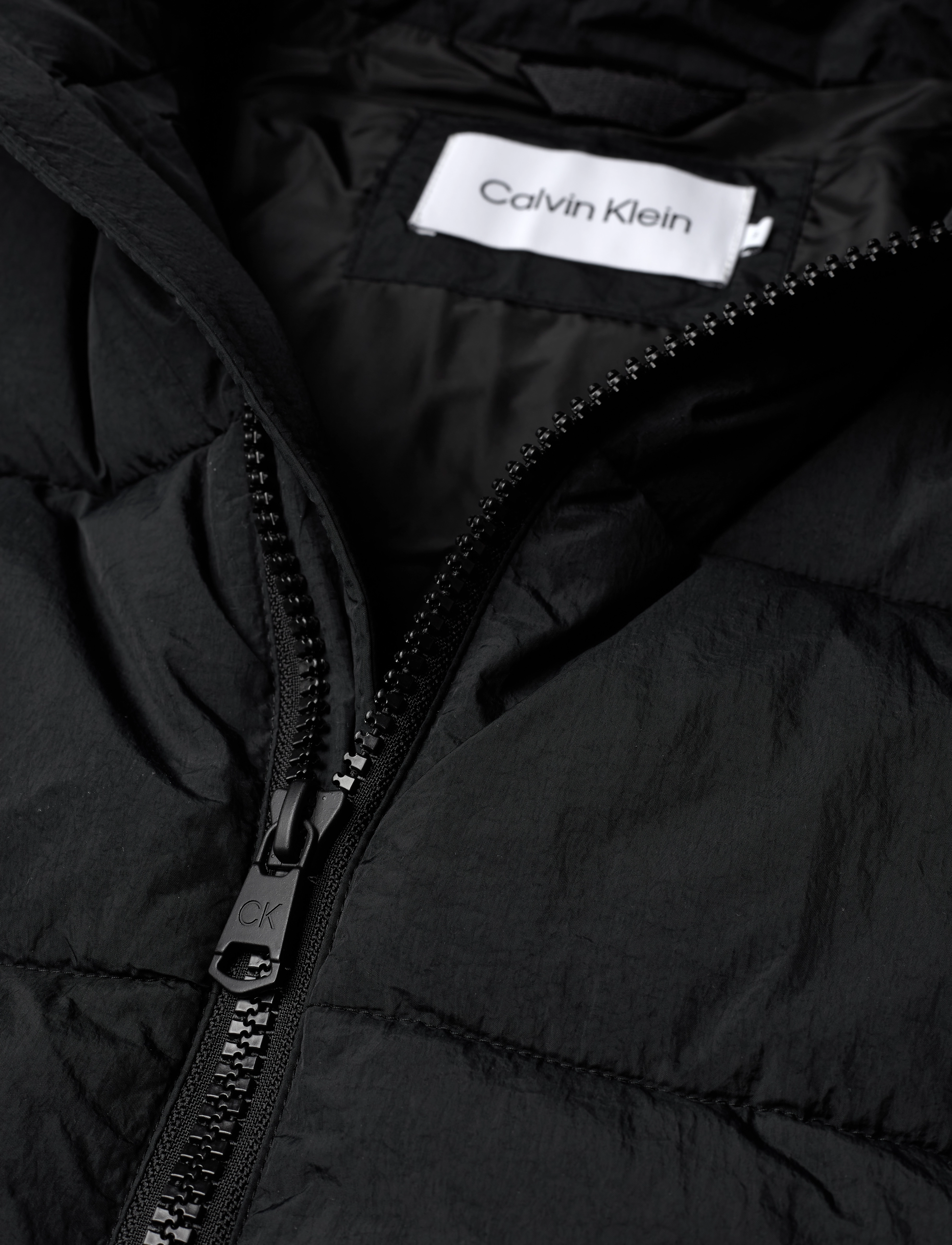 Calvin Klein - CRINKLE NYLON QUILT JACKET - ck black - 4