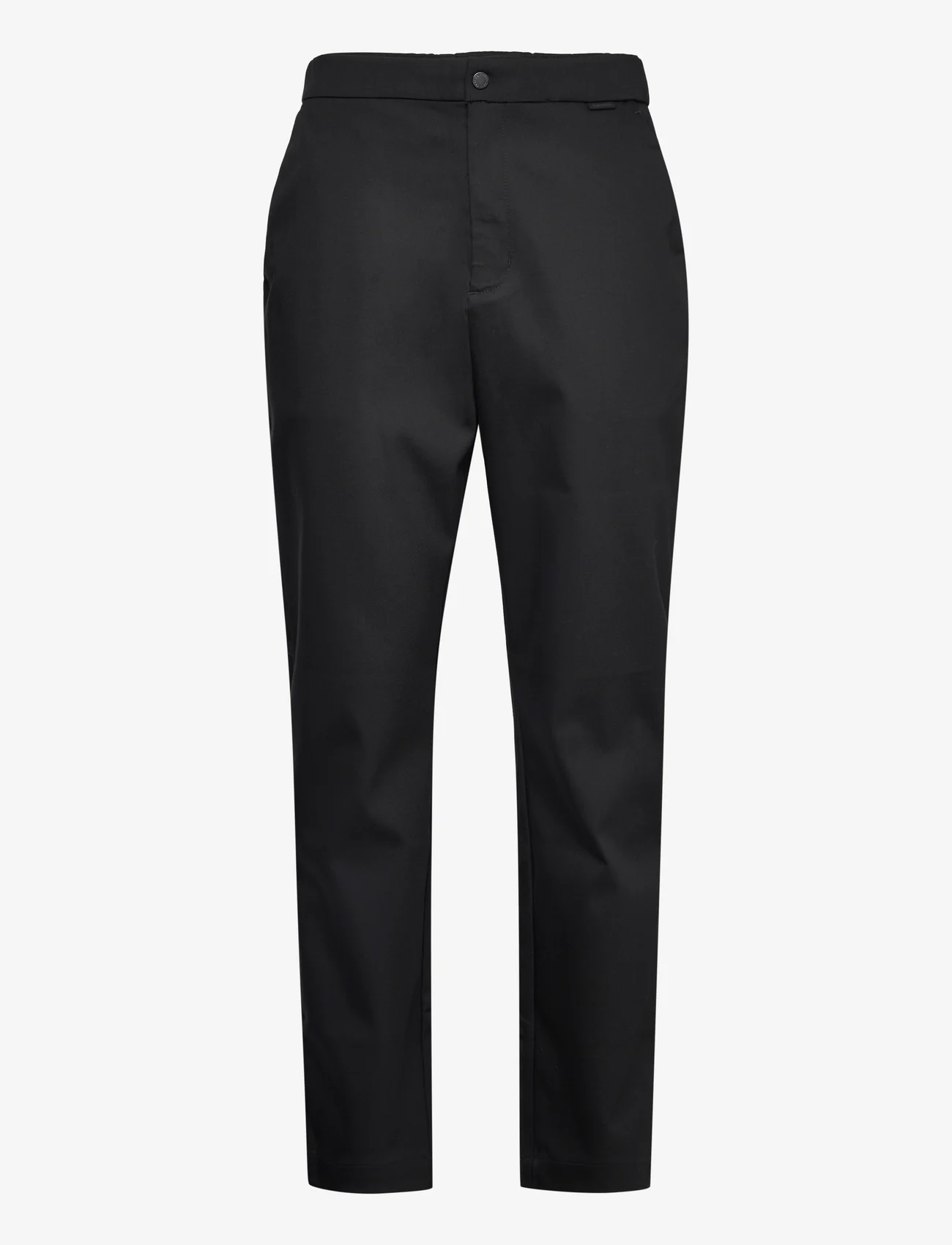 Calvin Klein - RELAXED TAPERED HEAVY SATEEN - ck black - 0