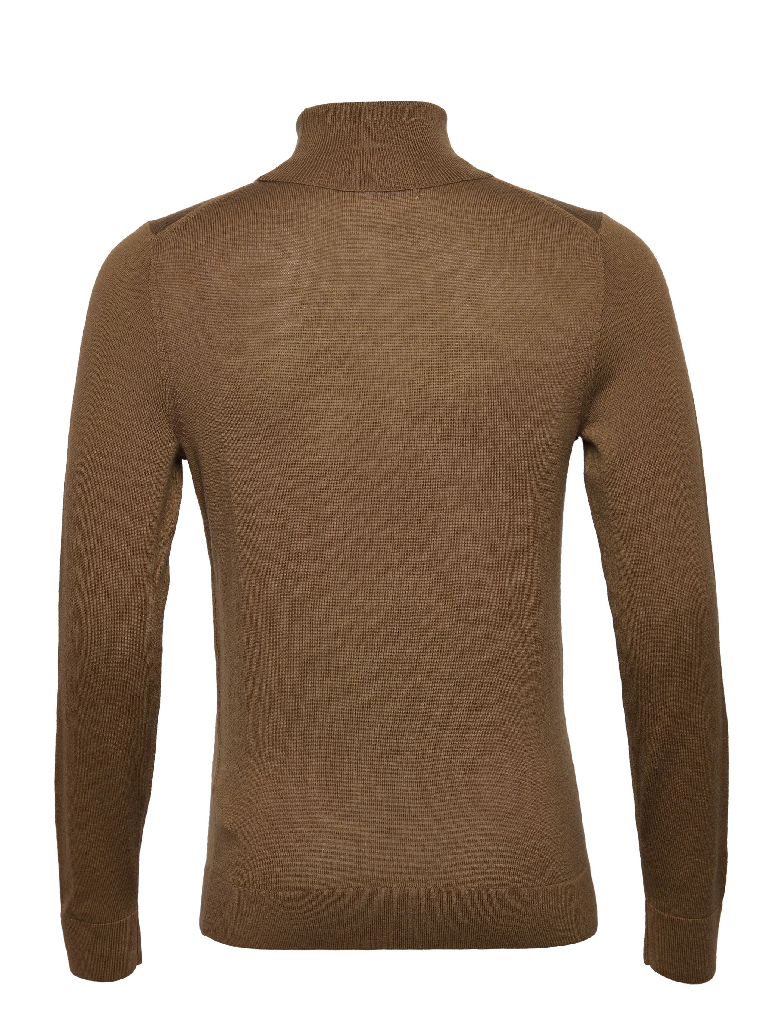 Calvin Klein - MERINO RWS TURTLE NECK - chester brown - 1