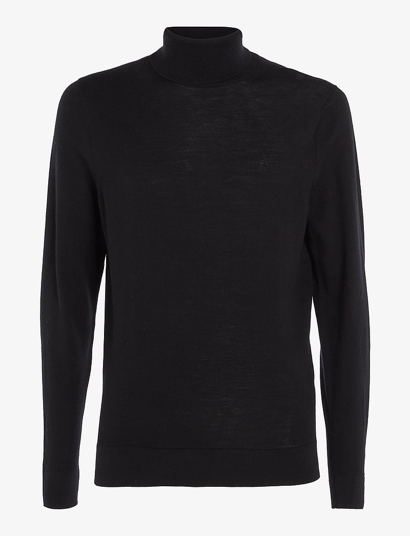 Calvin Klein - SUPERIOR WOOL TURTLE NECK - ck black - 1