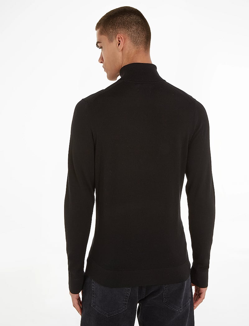 Calvin Klein - SUPERIOR WOOL TURTLE NECK - ck black - 3