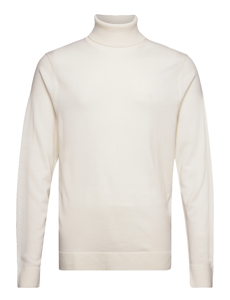 Calvin Klein - SUPERIOR WOOL TURTLE NECK - polokrage - egret - 1
