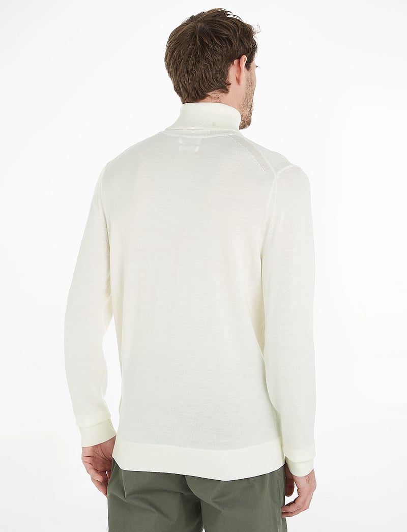 Calvin Klein - SUPERIOR WOOL TURTLE NECK - polokrage - egret - 3