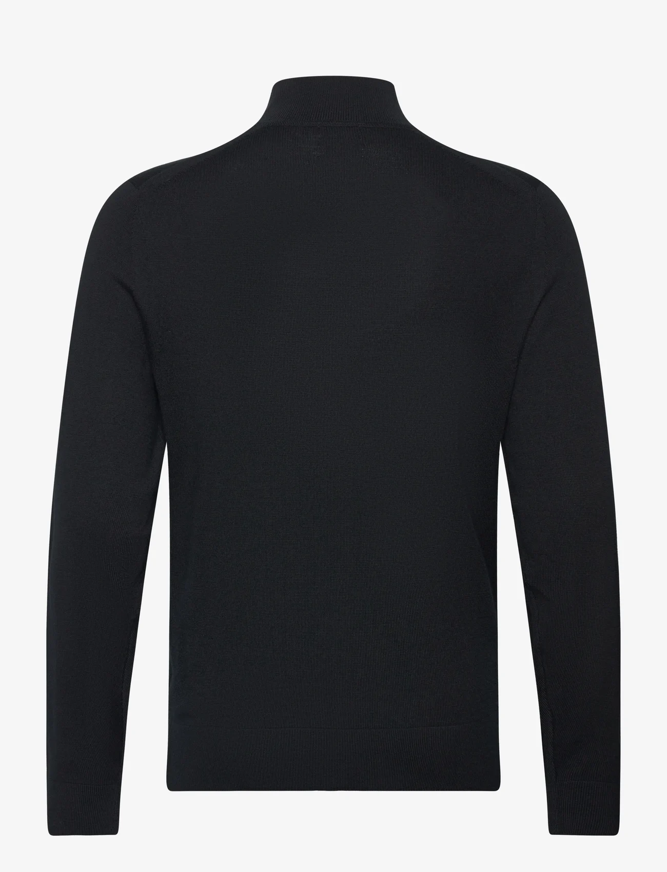Calvin Klein - MERINO MOCK NECK SWEATER - megztiniai su aukšta apykakle - ck black - 1