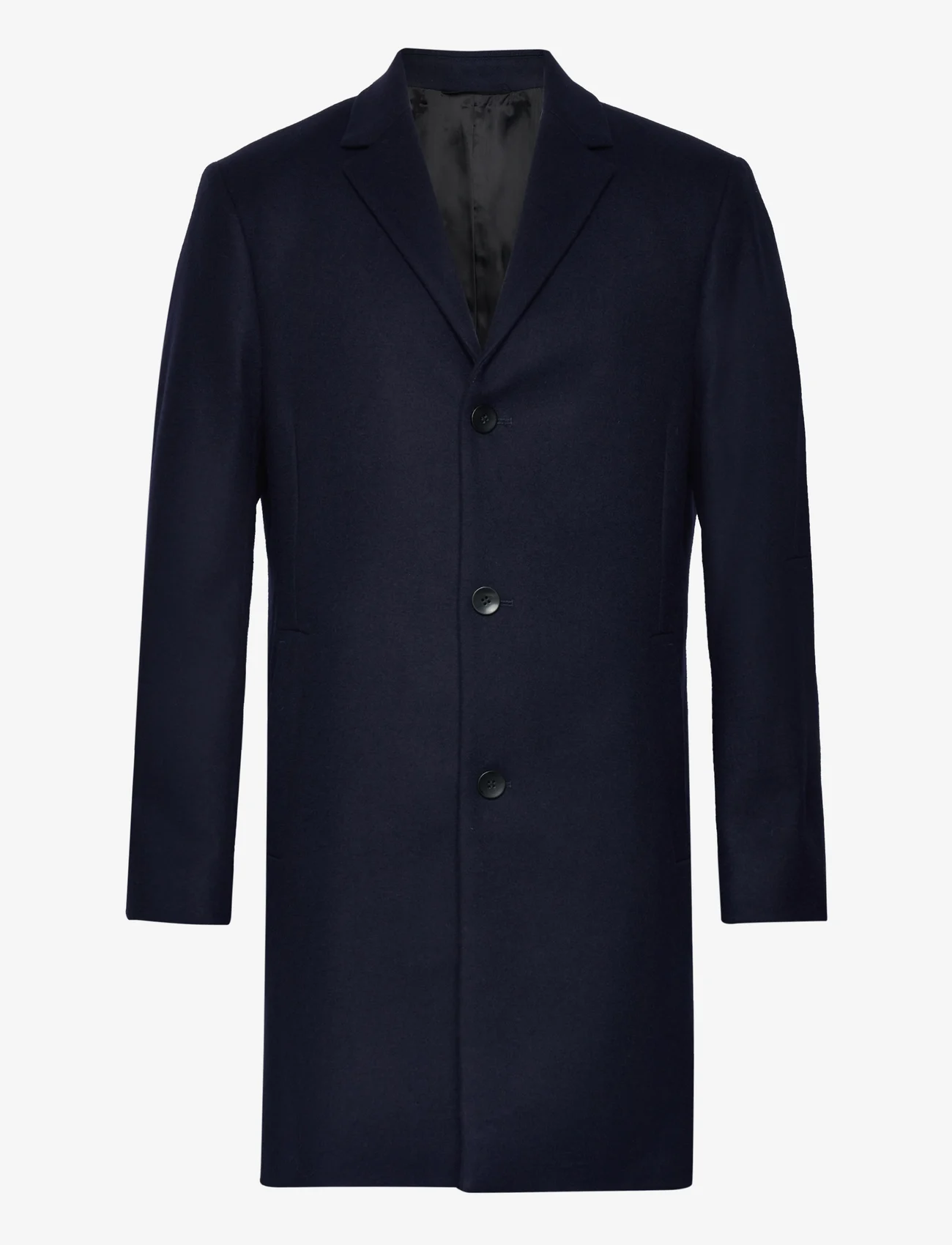 Calvin Klein - RECYCLED WOOL CASHMERE COAT - winter jackets - calvin navy - 0