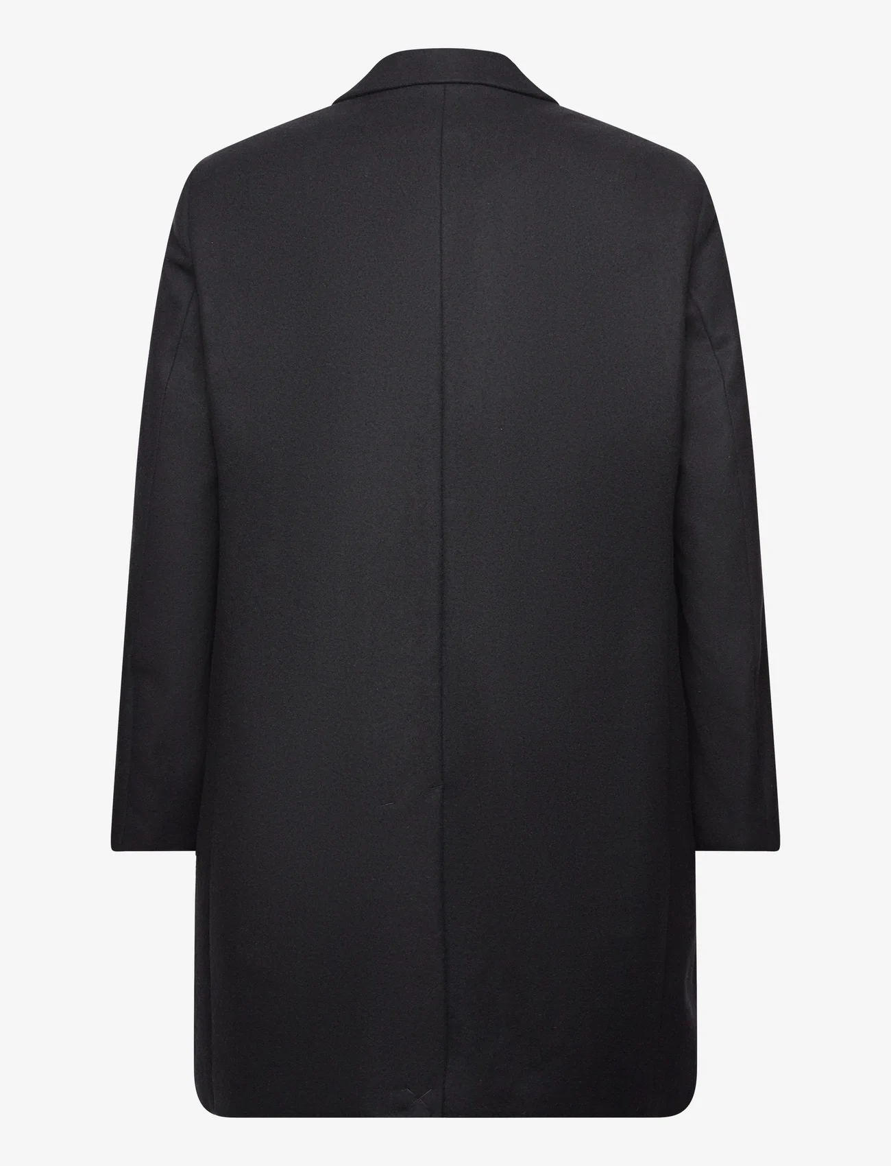 Calvin Klein - RECYCLED WOOL CASHMERE COAT - winter jackets - ck black - 1