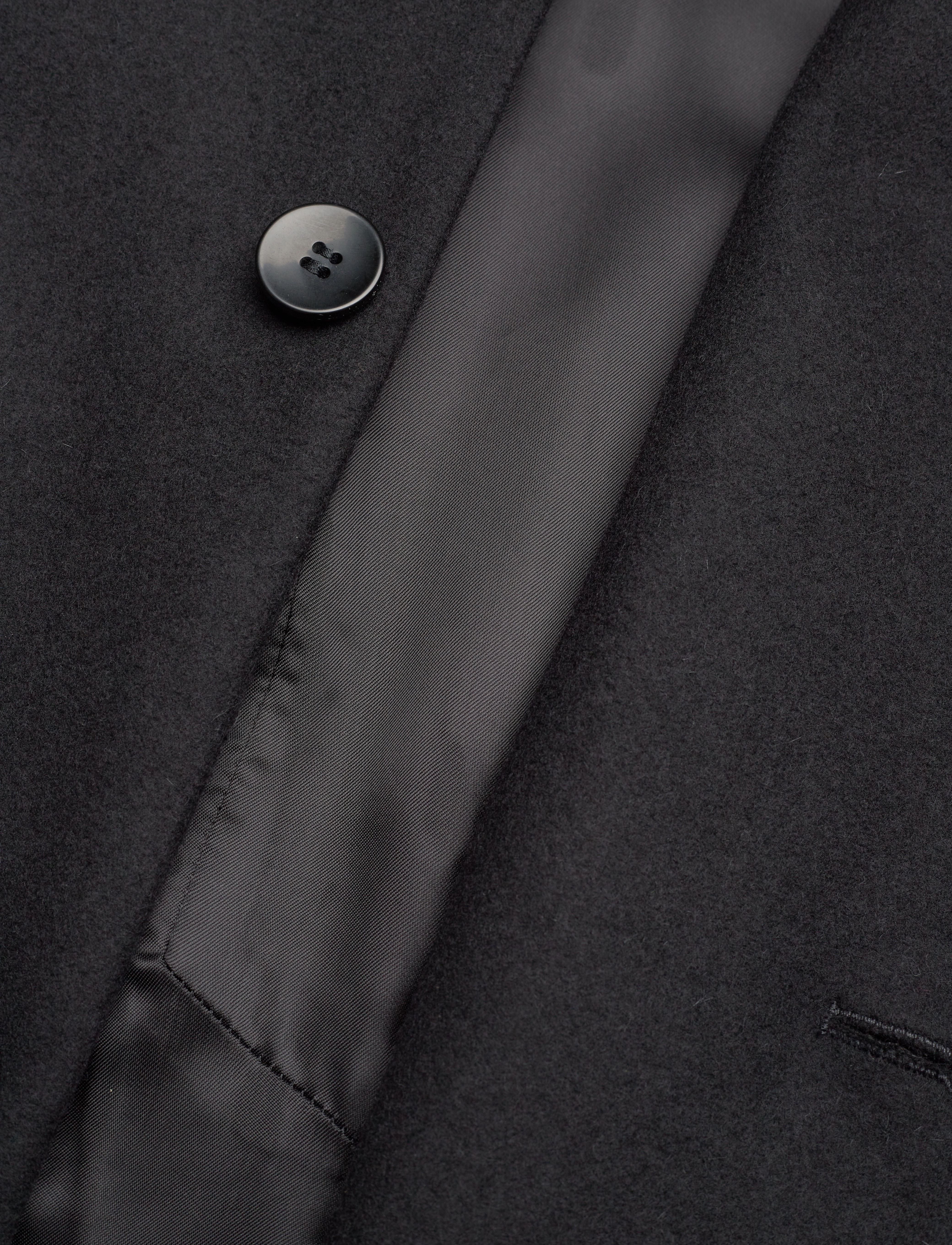 Calvin Klein - RECYCLED WOOL CASHMERE COAT - ck black - 4