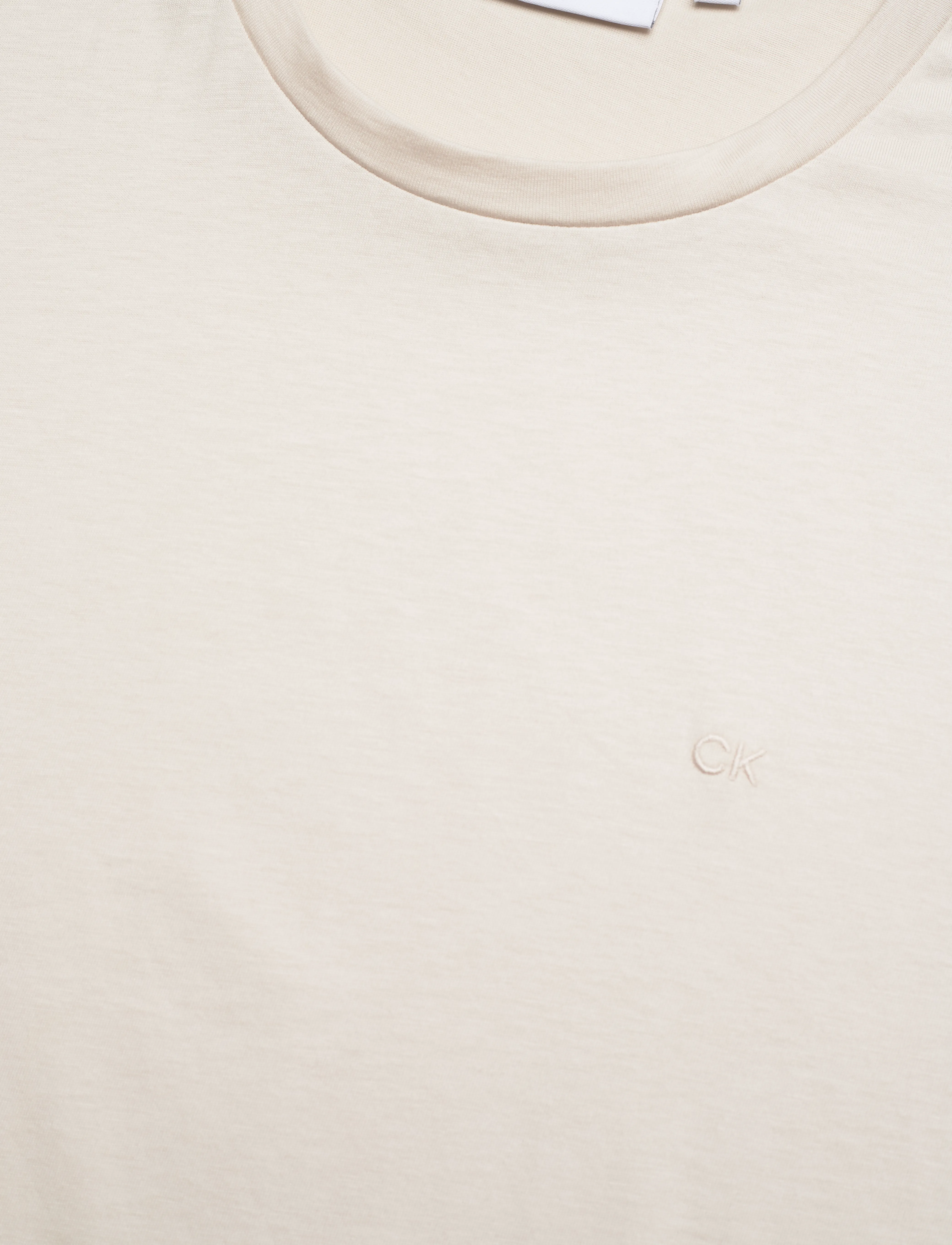 Calvin Klein - SMOOTH COTTON T-SHIRT - stony beige - 2