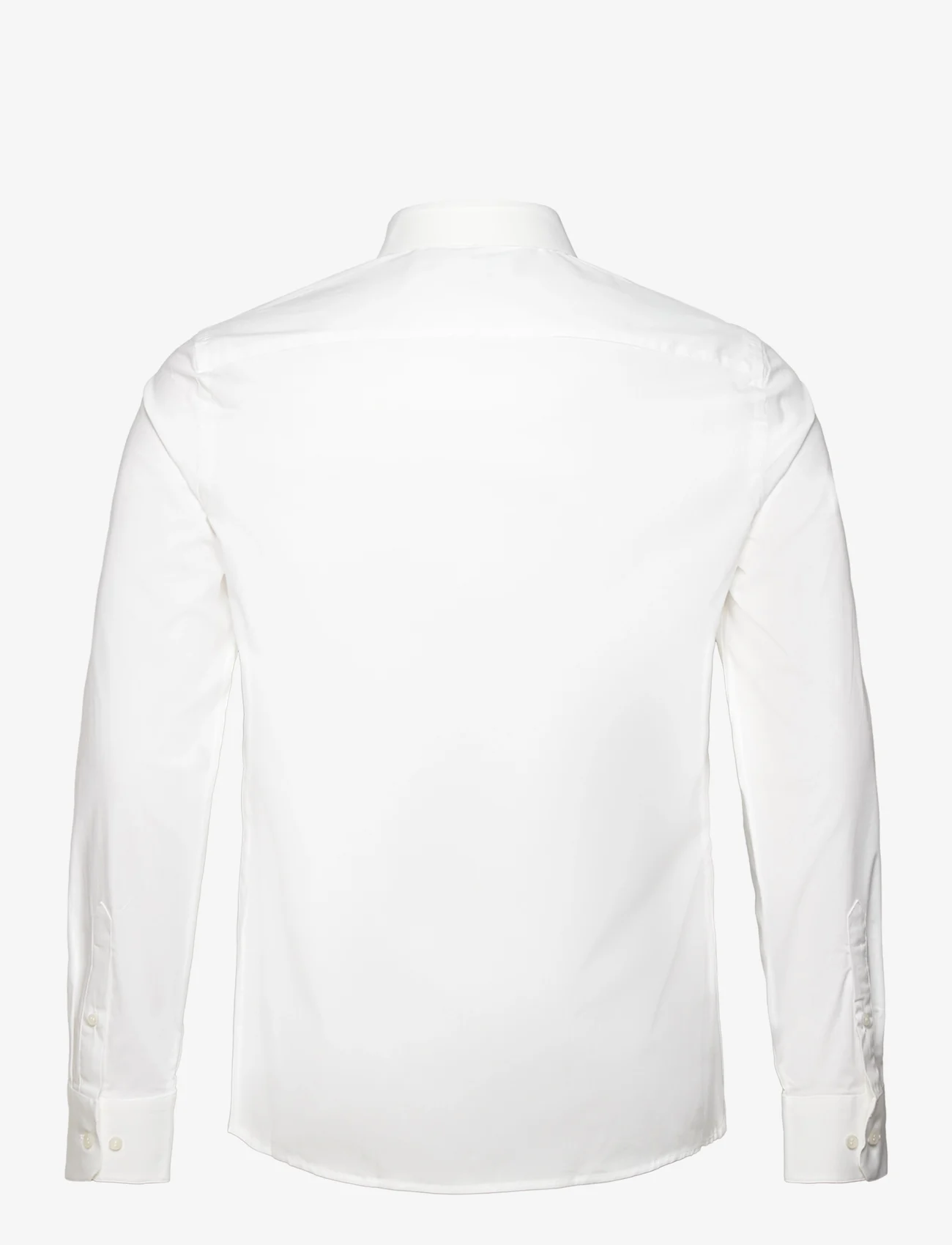 Calvin Klein - POPLIN STRETCH SLIM SHIRT - kontorisärgid - bright white - 1