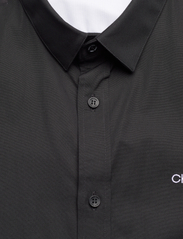 Calvin Klein - POPLIN STRETCH SLIM SHIRT - dalykinio stiliaus marškiniai - ck black - 5
