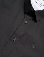 Calvin Klein - POPLIN STRETCH SLIM SHIRT - dalykinio stiliaus marškiniai - ck black - 6