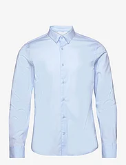 Calvin Klein - POPLIN STRETCH SLIM SHIRT - dalykinio stiliaus marškiniai - kingly blue - 0