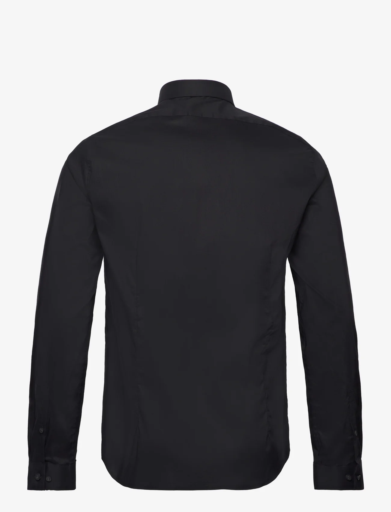 Calvin Klein - STAINSHIELD SOLID HP ESLIM SHIRT - basic overhemden - black - 1