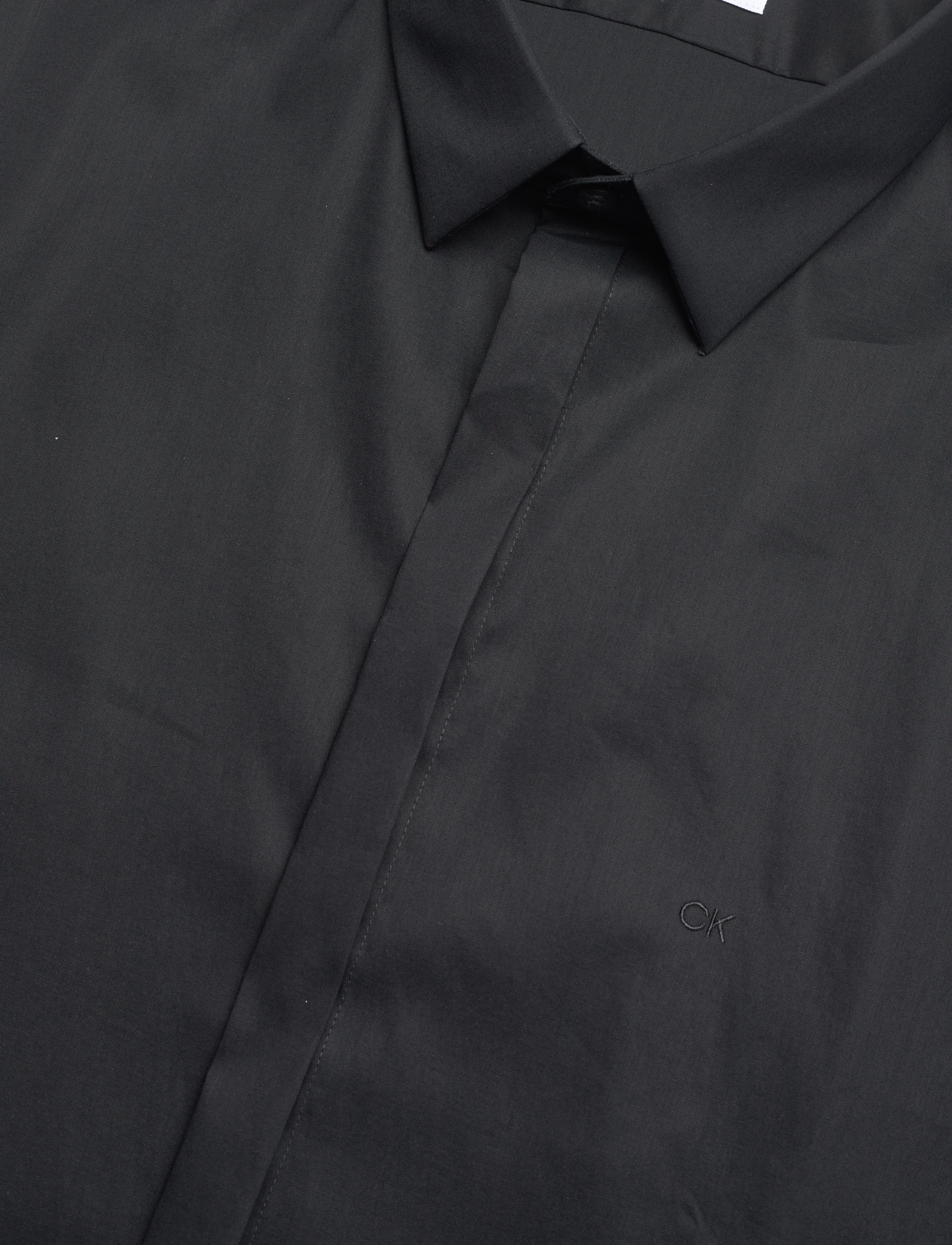 Calvin Klein - STAINSHIELD SOLID HP ESLIM SHIRT - black - 3