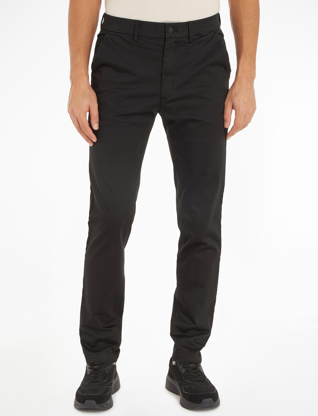 Calvin Klein Sateen Stretch Slim Chino Chinos Boozt