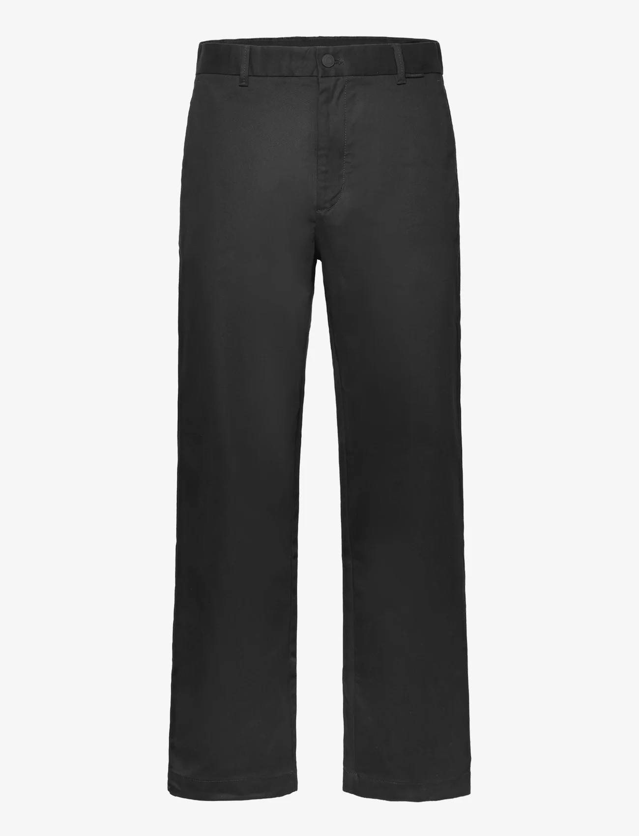 Calvin Klein - MODERN TWILL RELAXED PANTS - „chino“ stiliaus kelnės - ck black - 0