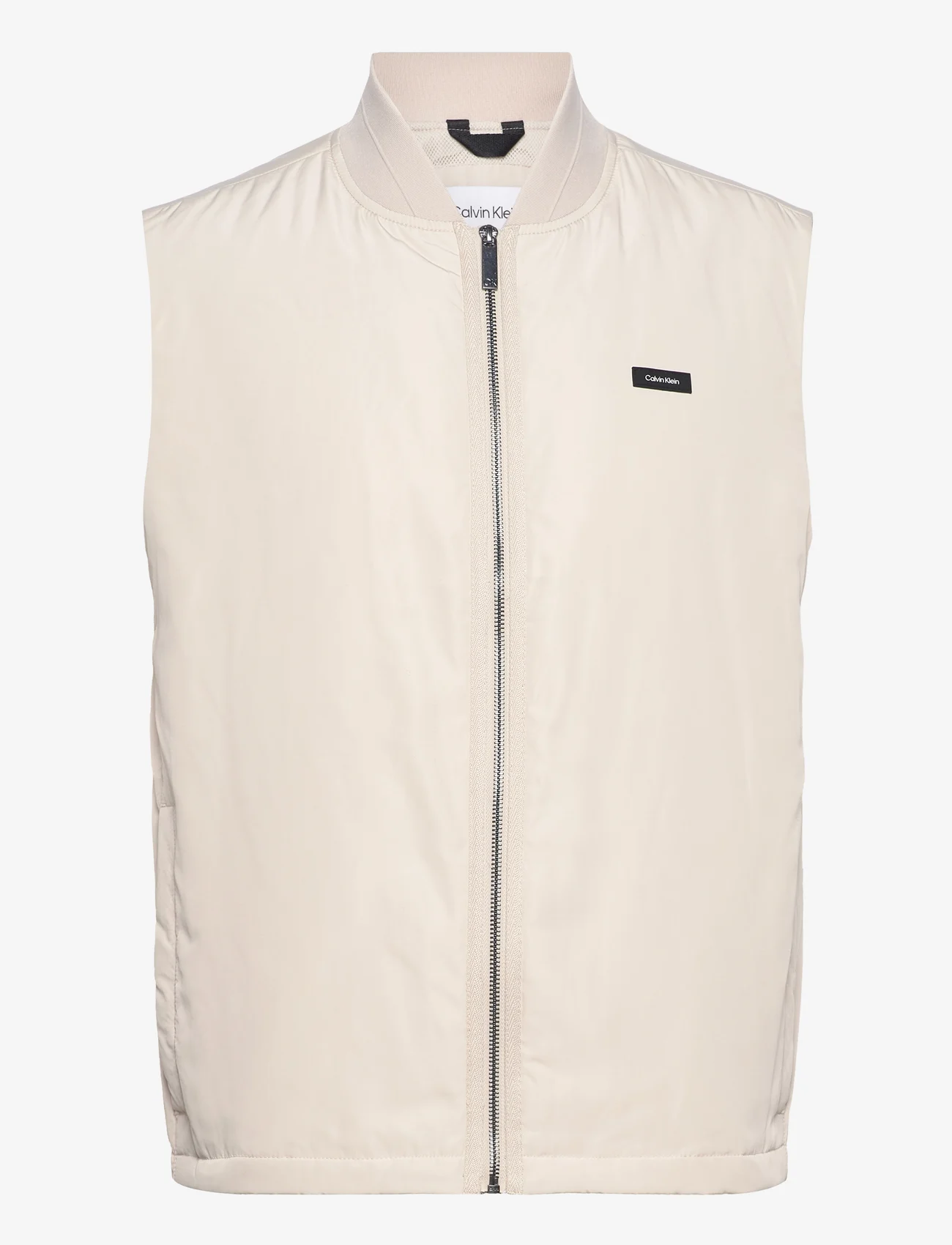 Calvin Klein - RECYCLED SUPERLIGHTWEIGHT  VEST - jakker og frakker - stony beige - 0