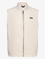 Calvin Klein - RECYCLED SUPERLIGHTWEIGHT  VEST - vests - stony beige - 0