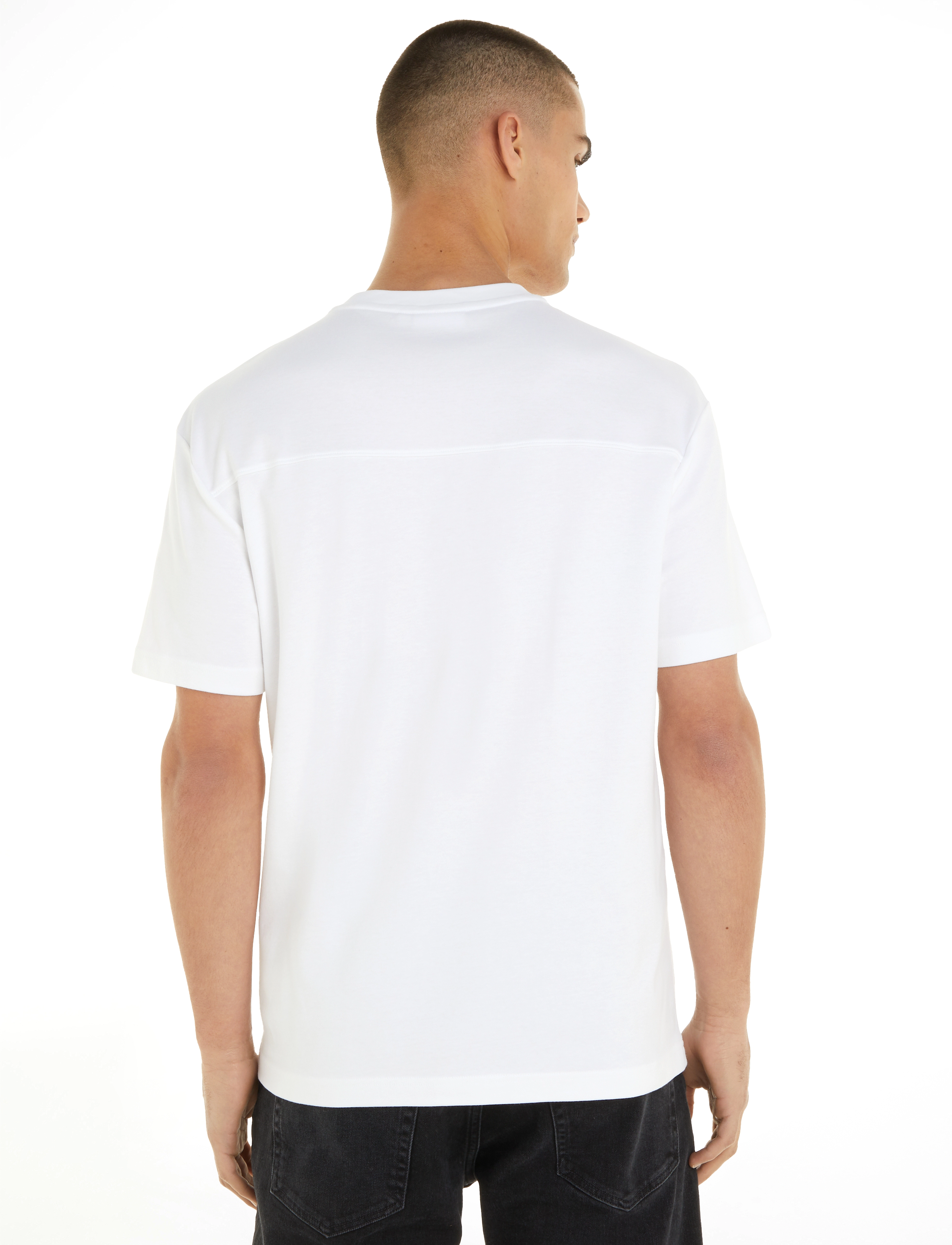 Calvin Klein - MOTION GRAPHIC COMFORT T-SHIRT - bright white - 3
