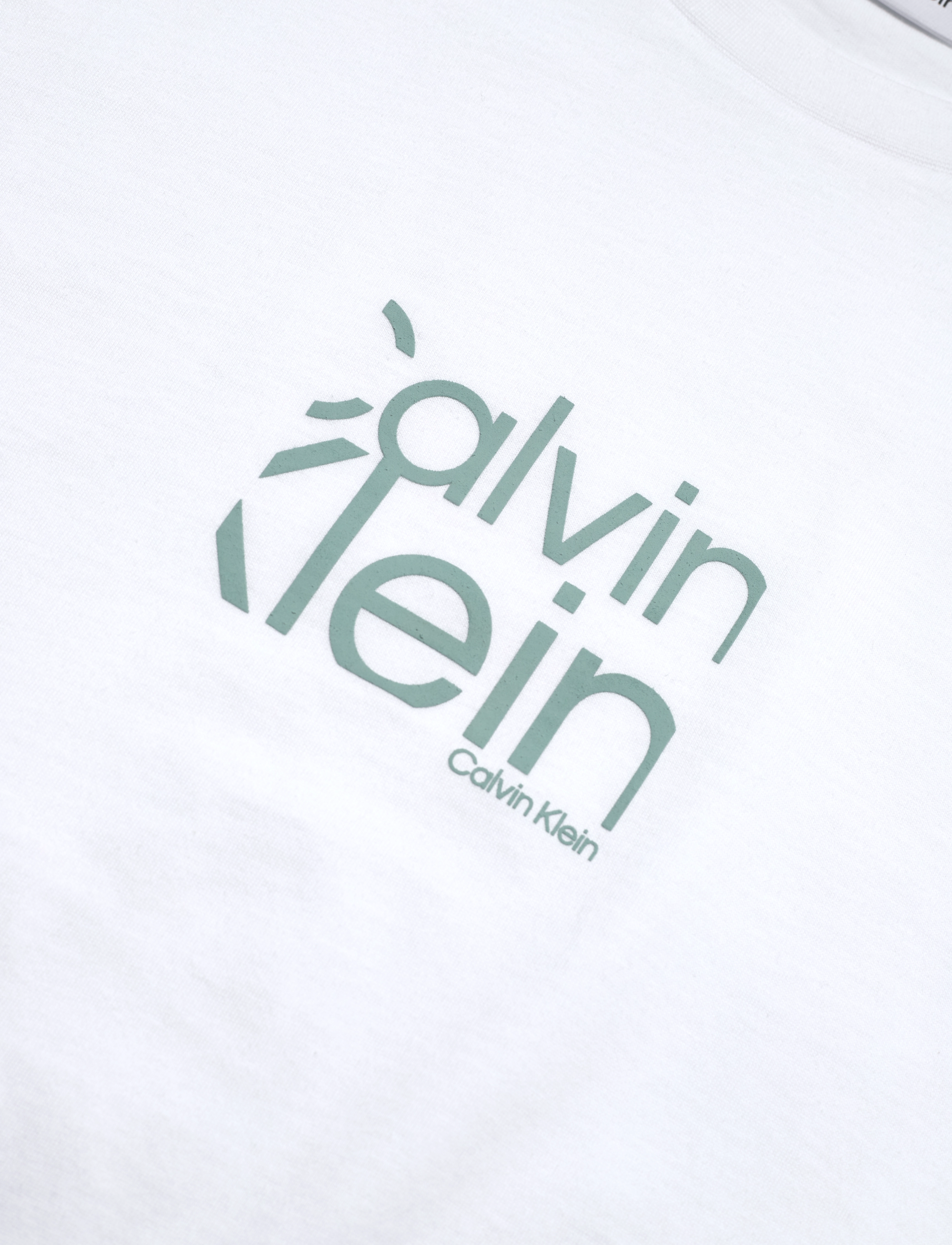 Calvin Klein - MATTE FRONT LOGO T-SHIRT - bright white - 2