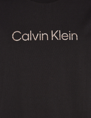 Calvin Klein - SPACE DYE LOGO MOD COMF T-SHIRT - lyhythihaiset - ck black - 7