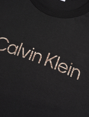 Calvin Klein - SPACE DYE LOGO MOD COMF T-SHIRT - krótki rękaw - ck black - 5