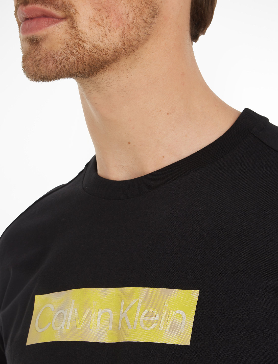 Calvin Klein Camo Raised Box Logo Comfort Tee - T-Shirts