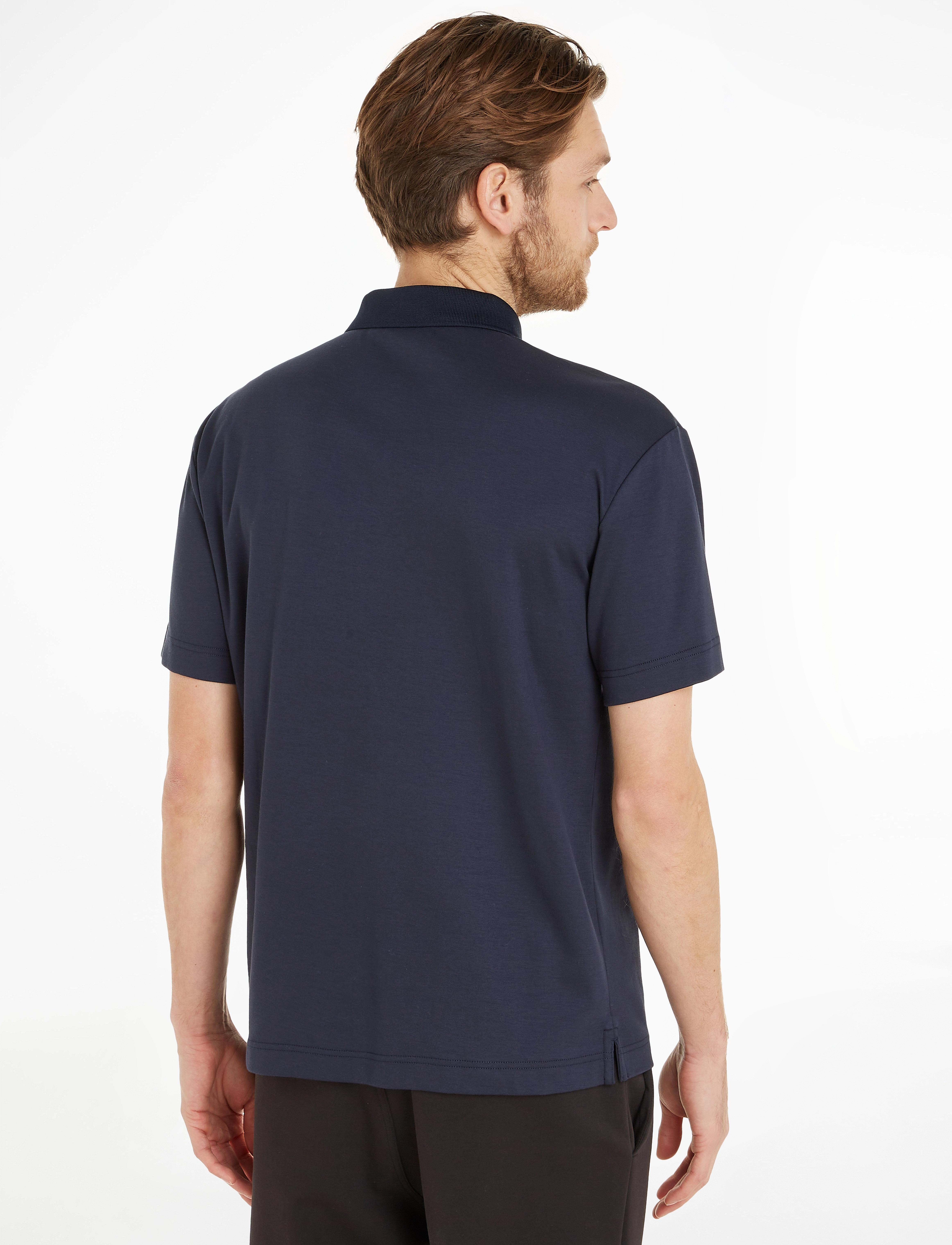 Calvin Klein - SMOOTH COTTON COMFORT POLO - night sky - 3