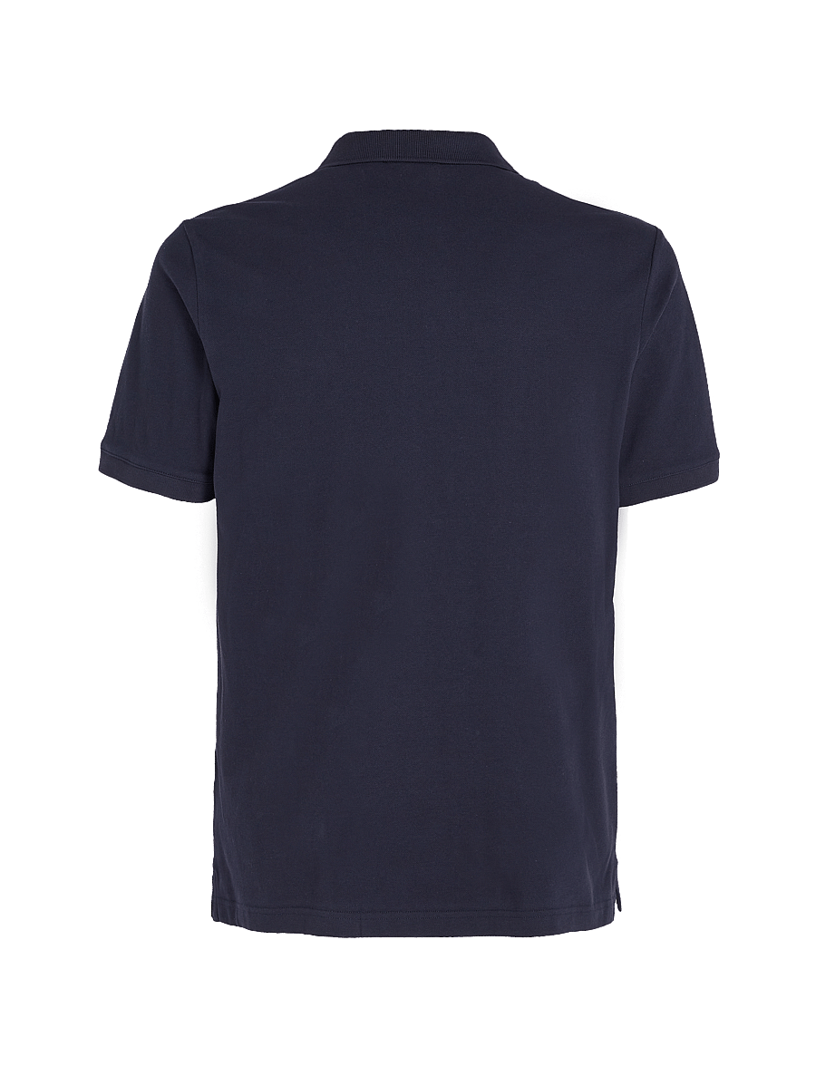 Calvin Klein - STRETCH PIQUE SLIM POLO - kurzärmelig - night sky - 2