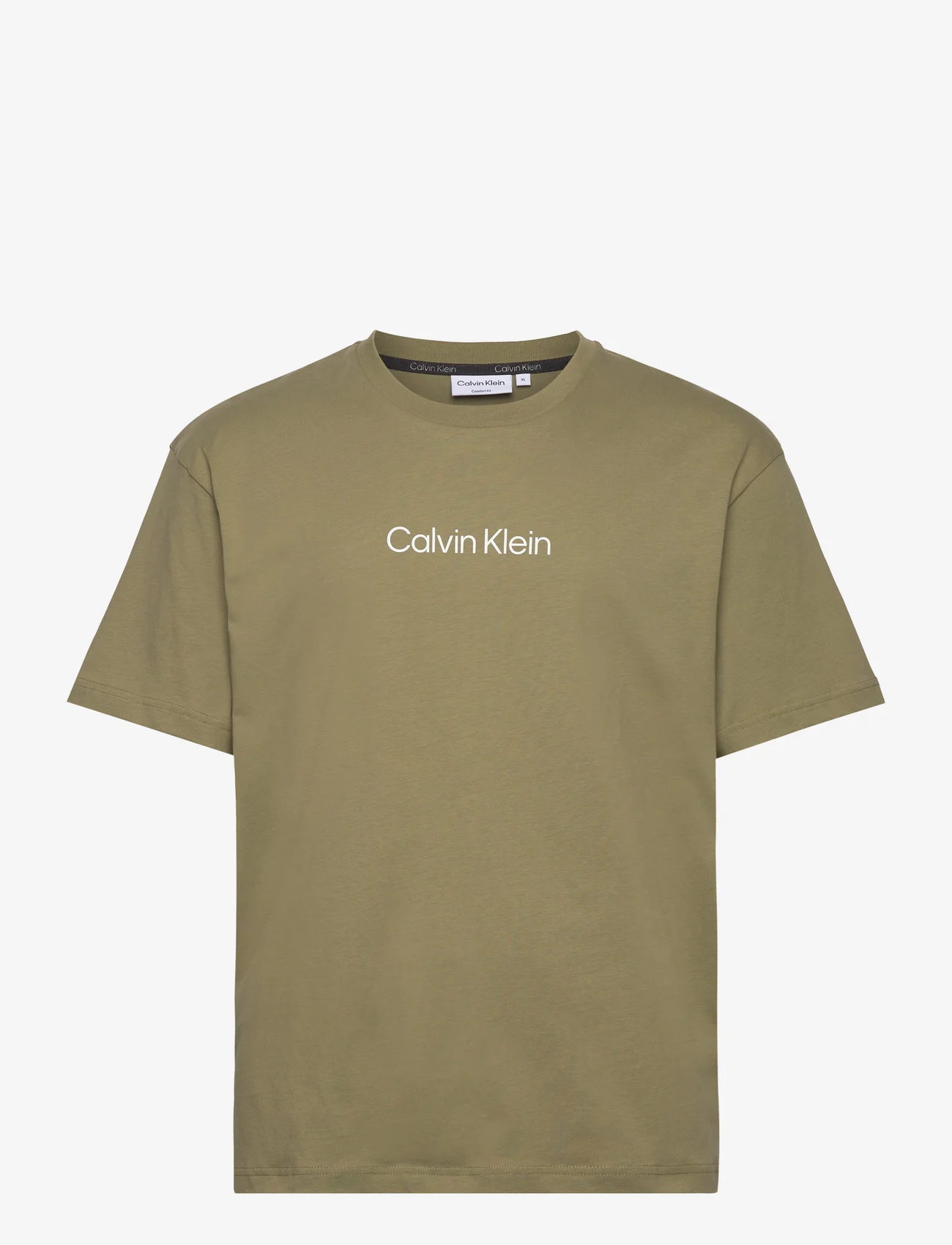 Calvin Klein - HERO LOGO COMFORT T-SHIRT - basic t-shirts - delta green - 0