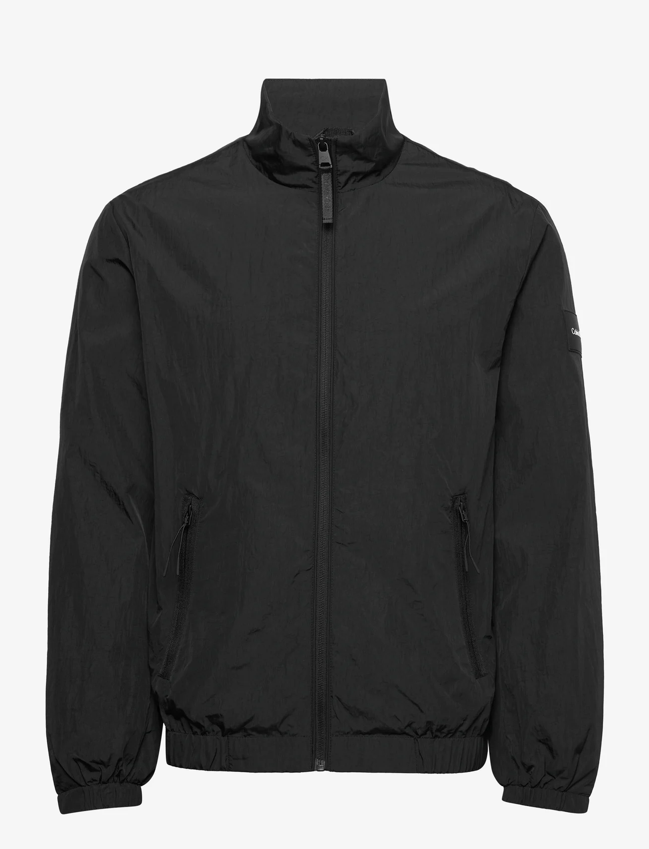 Calvin Klein - RECYCLED CRINKLE NYLON  BLOUSON - spring jackets - ck black - 0
