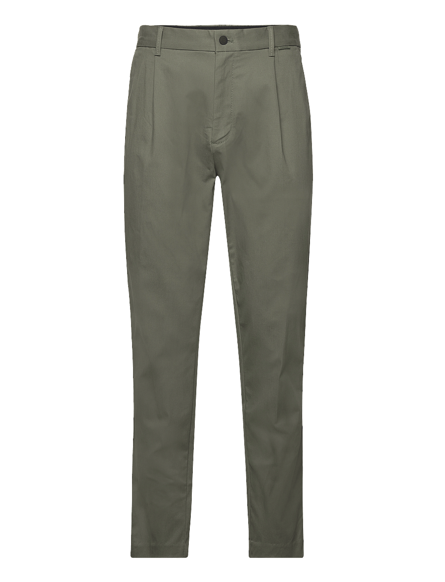 Calvin Klein - MODERN TWILL TAPERED PLEAT - chino-buxur - thyme - 0