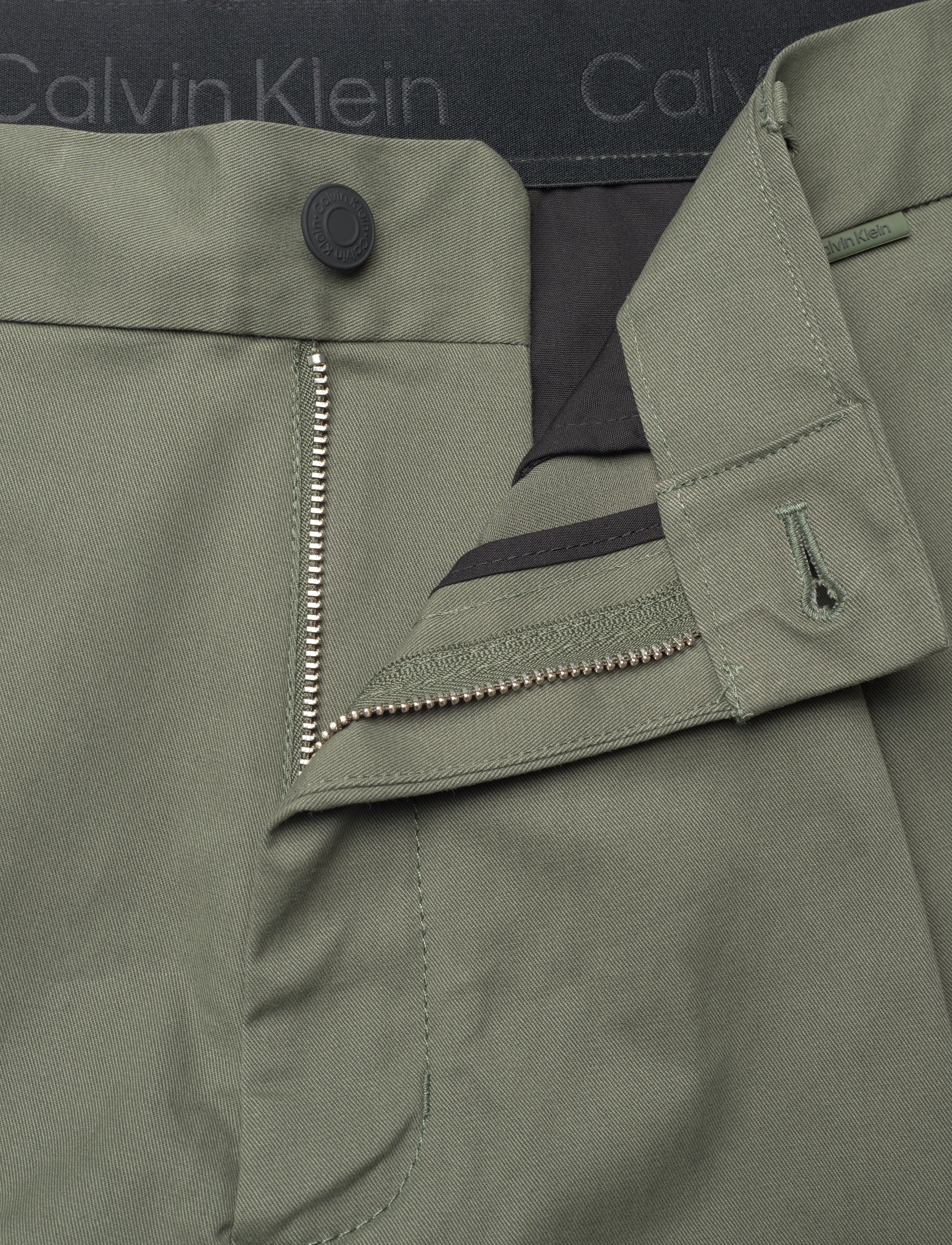 Calvin Klein - MODERN TWILL TAPERED PLEAT - chino-buxur - thyme - 3