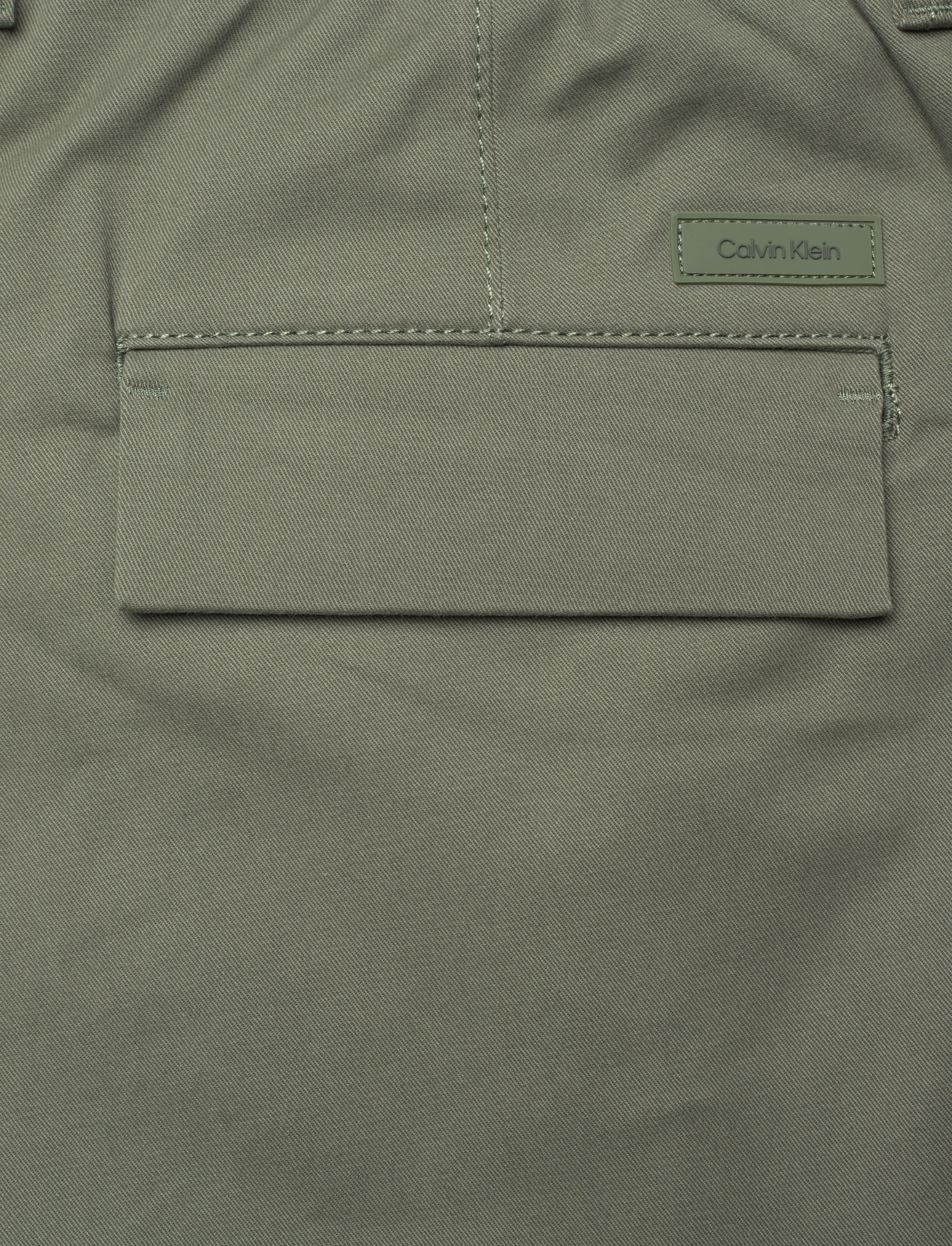 Calvin Klein - MODERN TWILL TAPERED PLEAT - chino-buxur - thyme - 4