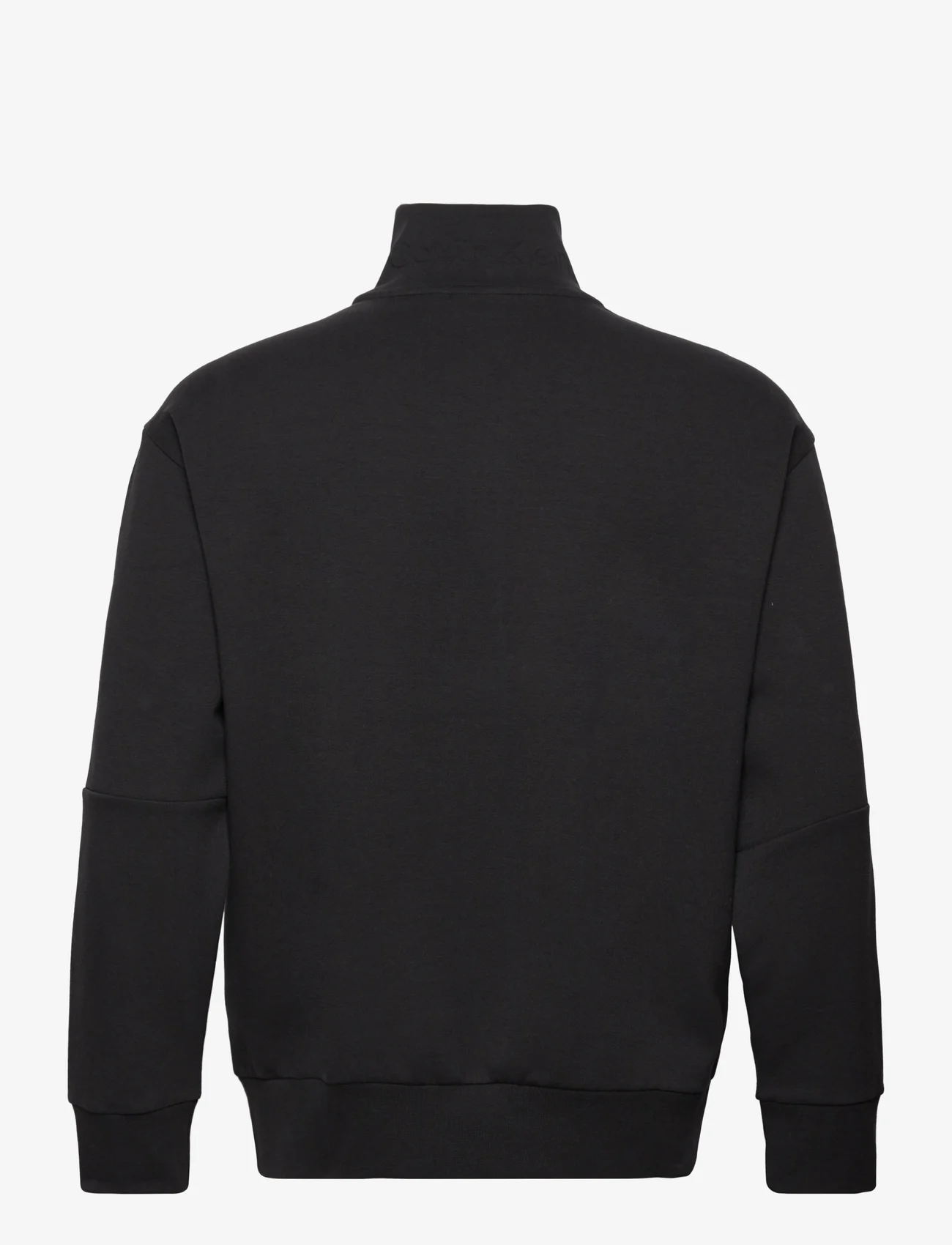 Calvin Klein - COMFORT DEBOSSED LOGO JACKET - swetry - ck black - 1