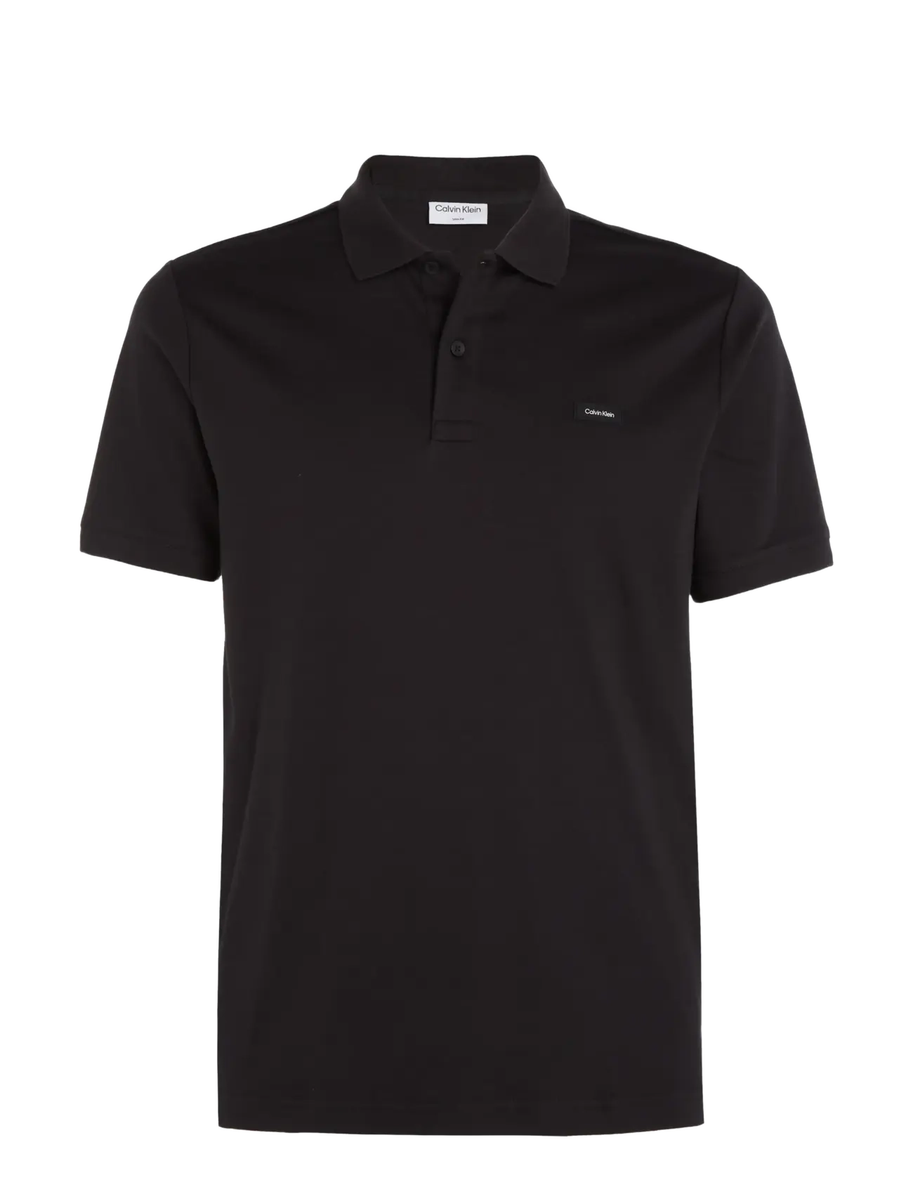 CALVIN KLEIN Smooth Baumwolle Slim Polo Schwarz - XXXL - Herren