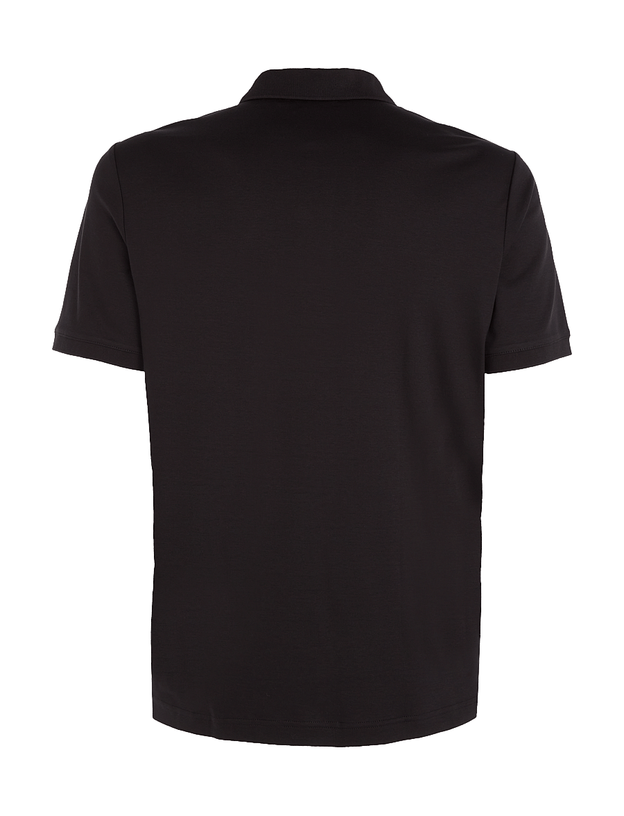 Calvin Klein - SMOOTH COTTON SLIM POLO - short-sleeved polos - ck black - 2