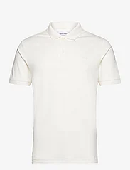 Calvin Klein - SMOOTH COTTON  SLIM POLO - polo shirts - egret - 0