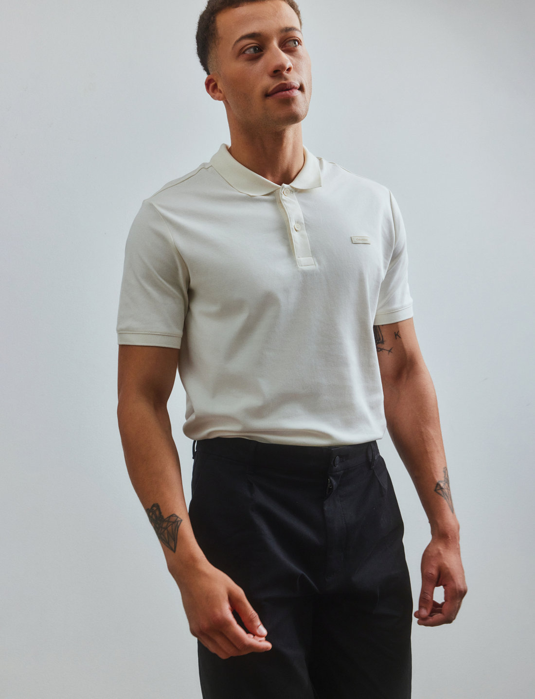 Calvin klein polo best sale slim fit