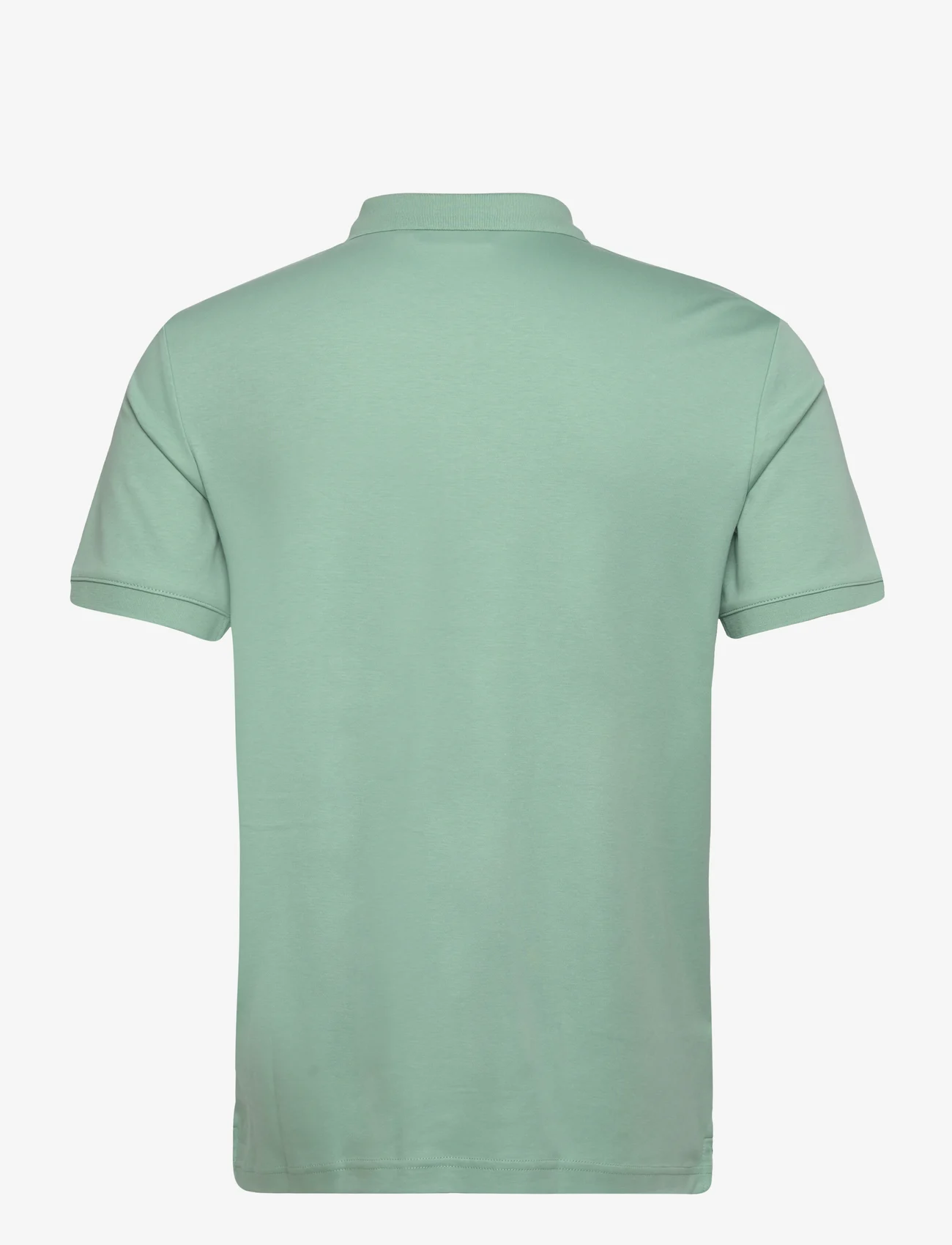 Calvin Klein - SMOOTH COTTON  SLIM POLO - polo shirts - granite green - 1