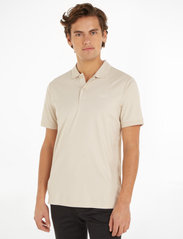 Calvin Klein - SMOOTH COTTON  SLIM POLO - polo shirts - stony beige - 3