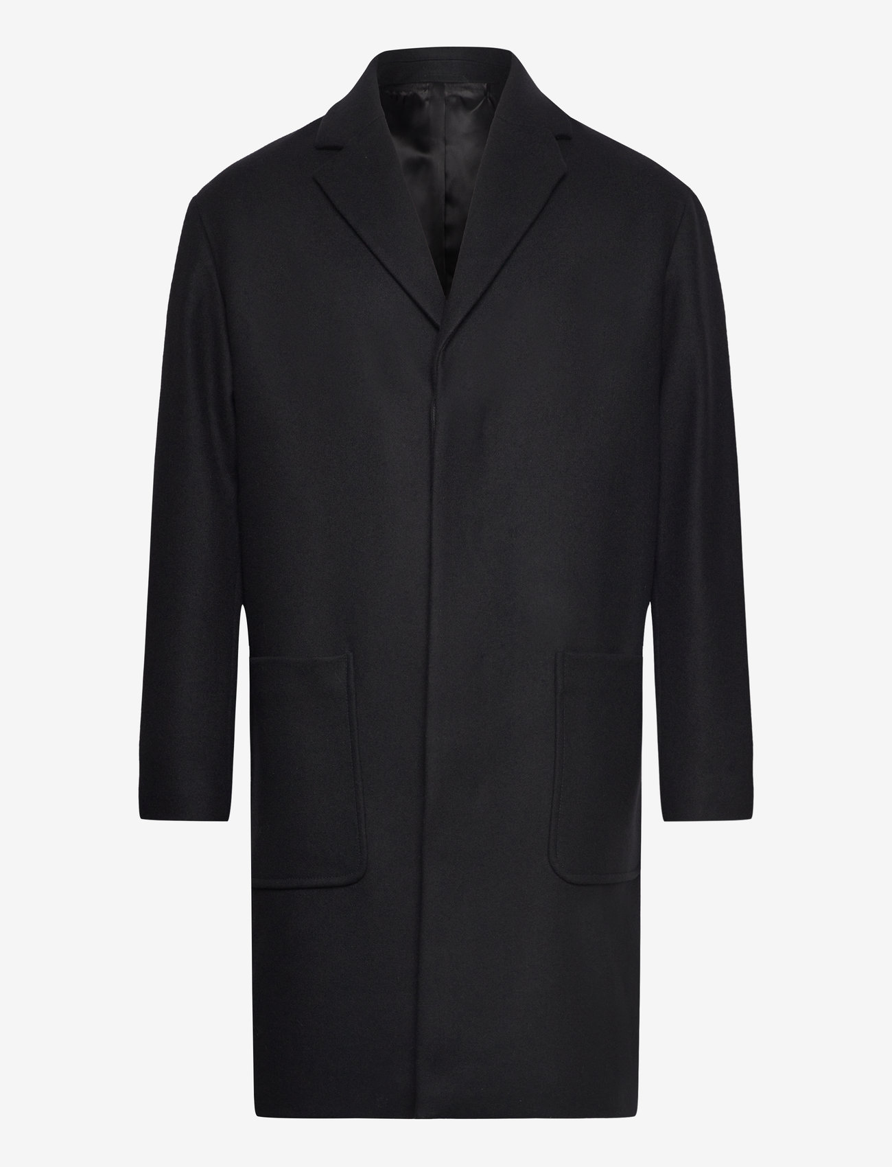 Calvin Klein - MODERN WOOL BLEND COAT - ck black - 0