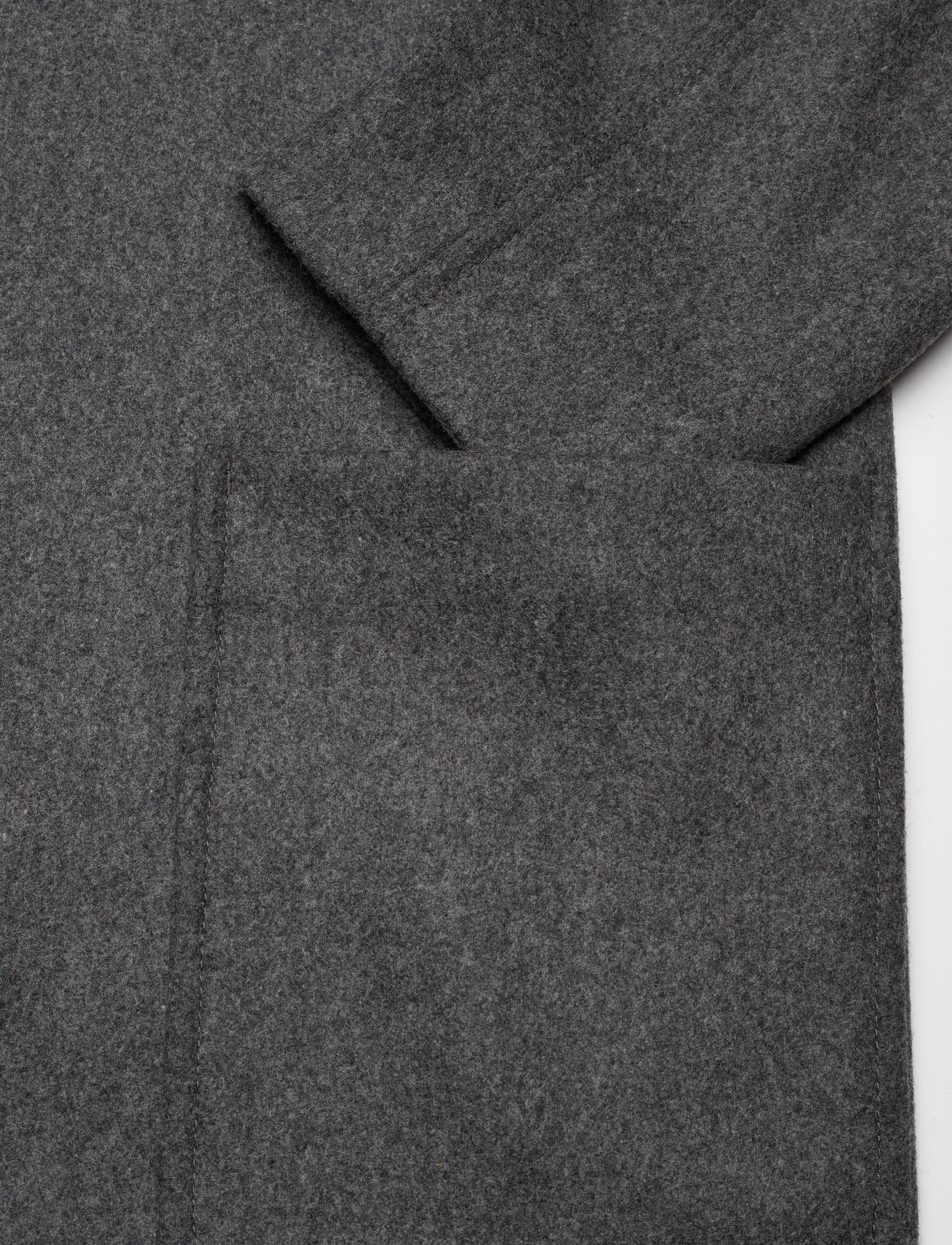 Calvin Klein - MODERN WOOL BLEND COAT - dark grey heather - 3