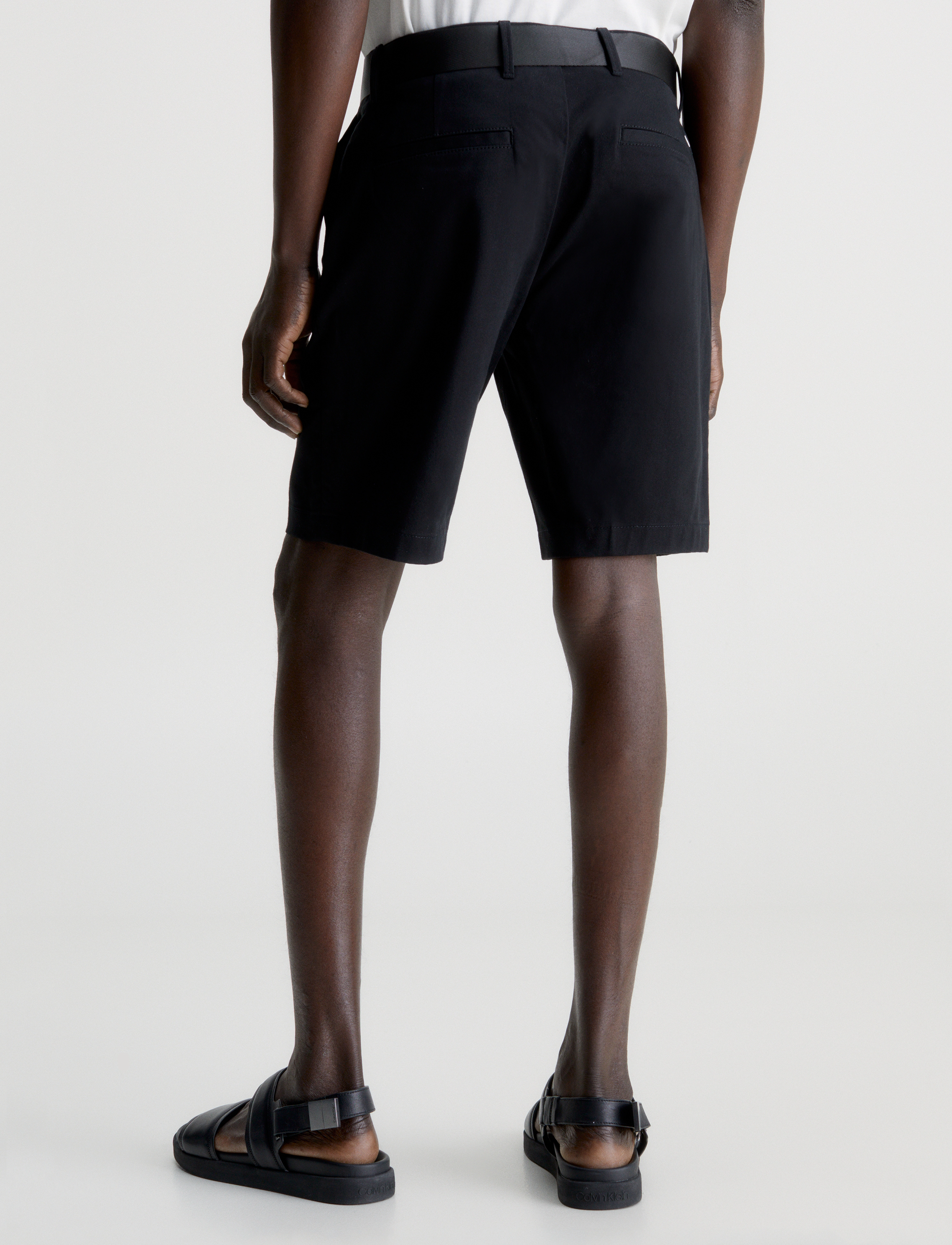 Calvin Klein - MODERN TWILL SLIM SHORT BELT - ck black - 3