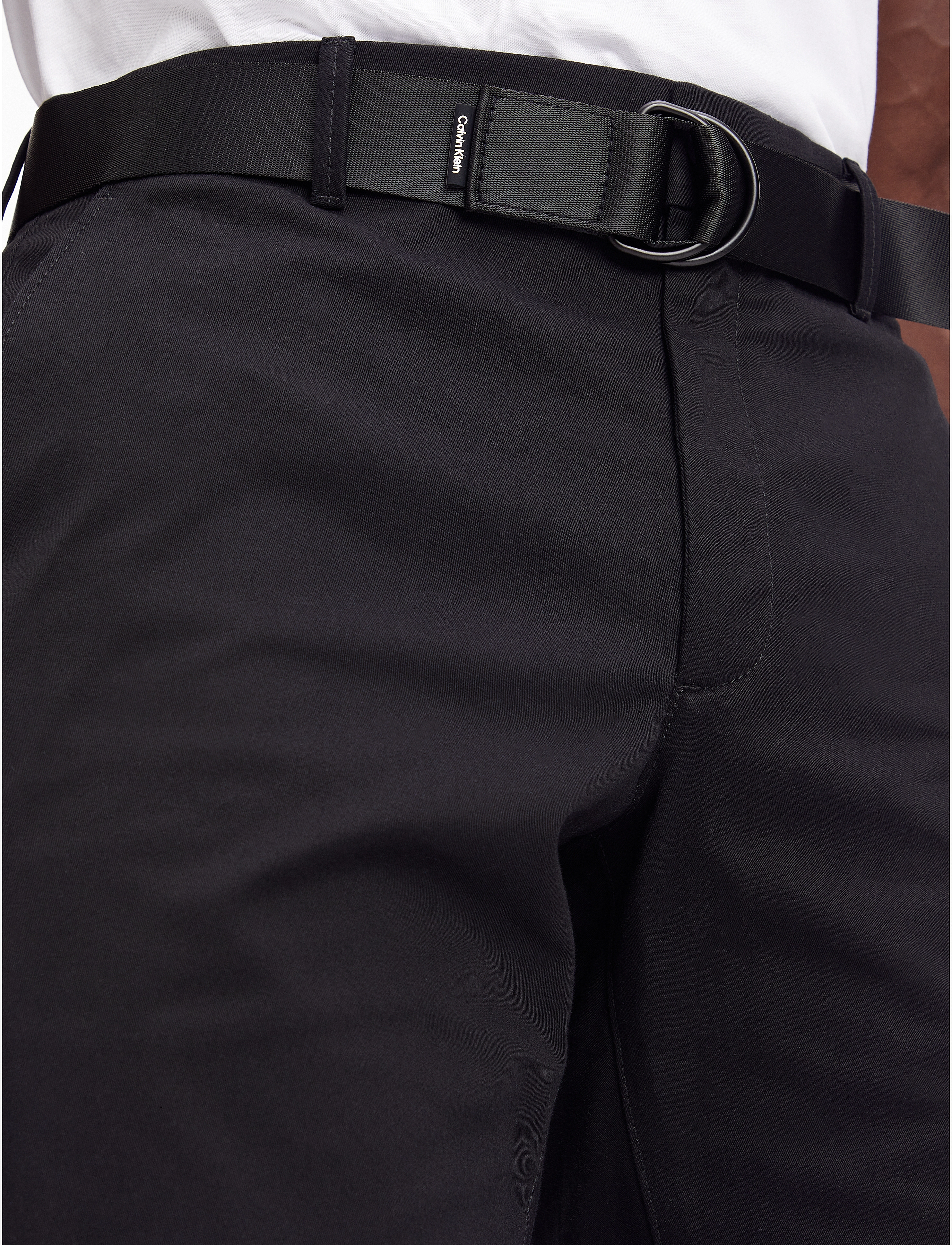 Calvin Klein - MODERN TWILL SLIM SHORT BELT - ck black - 4