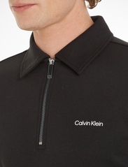 Calvin Klein - MICRO LOGO REPREVE HALF ZIP - długi rękaw - ck black - 3