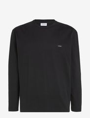 Calvin Klein - COTTON COMFORT LS T-SHIRT - basic t-shirts - ck black - 0