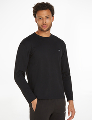 Calvin Klein - COTTON COMFORT LS T-SHIRT - basic t-shirts - ck black - 1