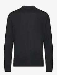 Calvin Klein - MERINO MINI MOCK NECK SWEATER - knitted round necks - ck black - 0